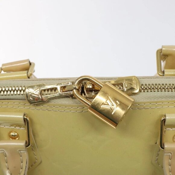 LOUIS VUITTON Monogram Vernis Alma PM Hand Bag Broncorail M91445 LV Auth bs25326 - Picture 13 of 16